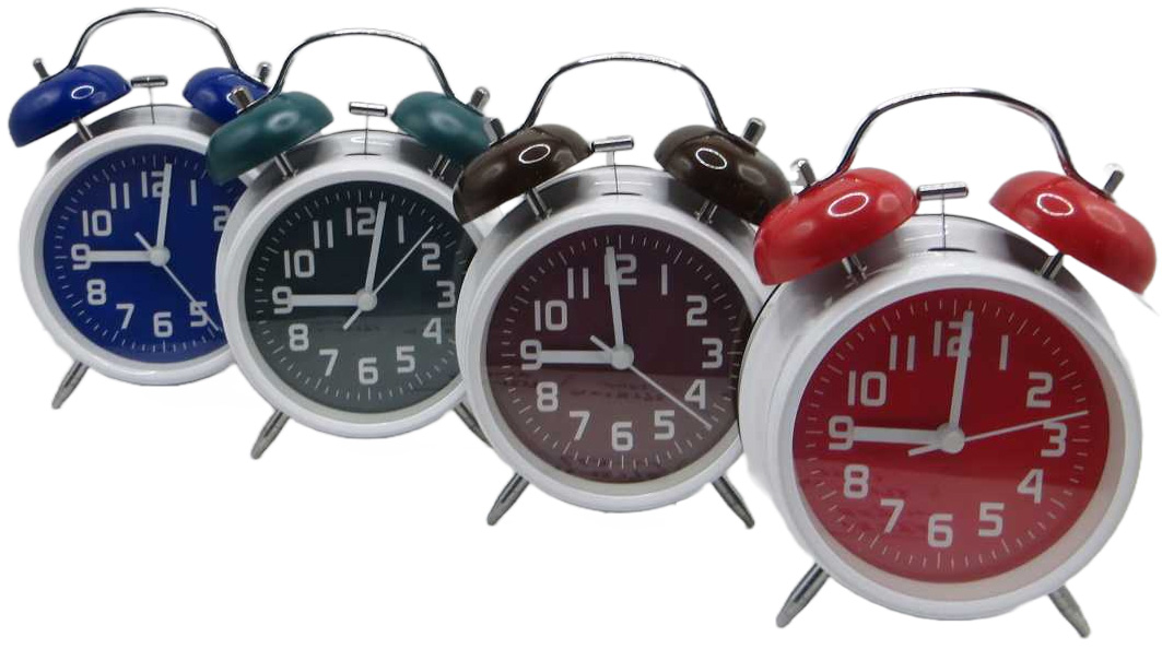 Годинник-будильник метал 