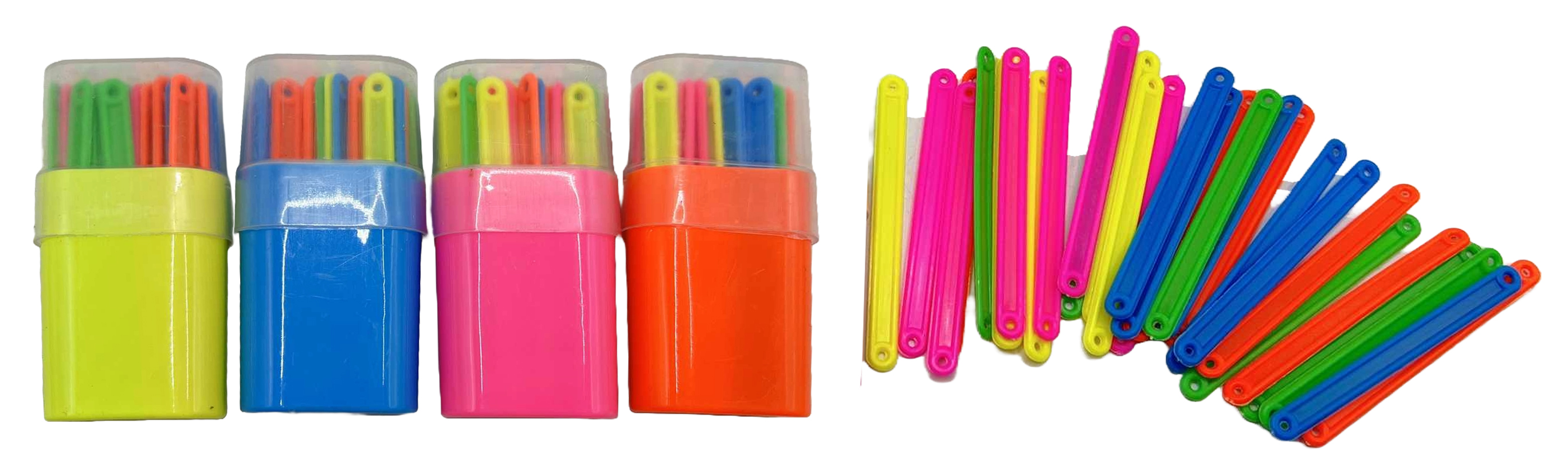 Рахункові палички 30штук кольорові у пластиковій упаковці