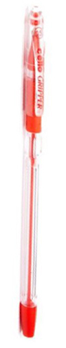 Ручка шариковая масляная Cello Gripper- l красная по 5штук