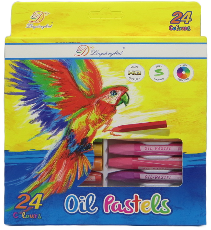 Олівці кольорові пастель 24 кольори 