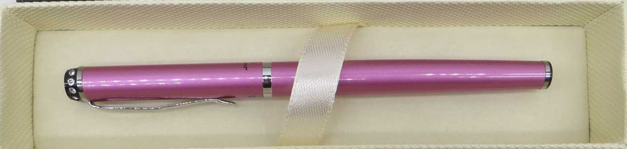 Набір подарунковий Sonata 1 ручка ролер_фіолетова  зі стразами у коробці