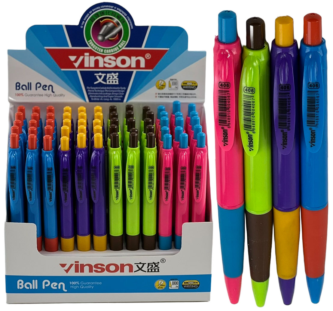 Ручка шариковая автоматическая Vinson  0,7мм 