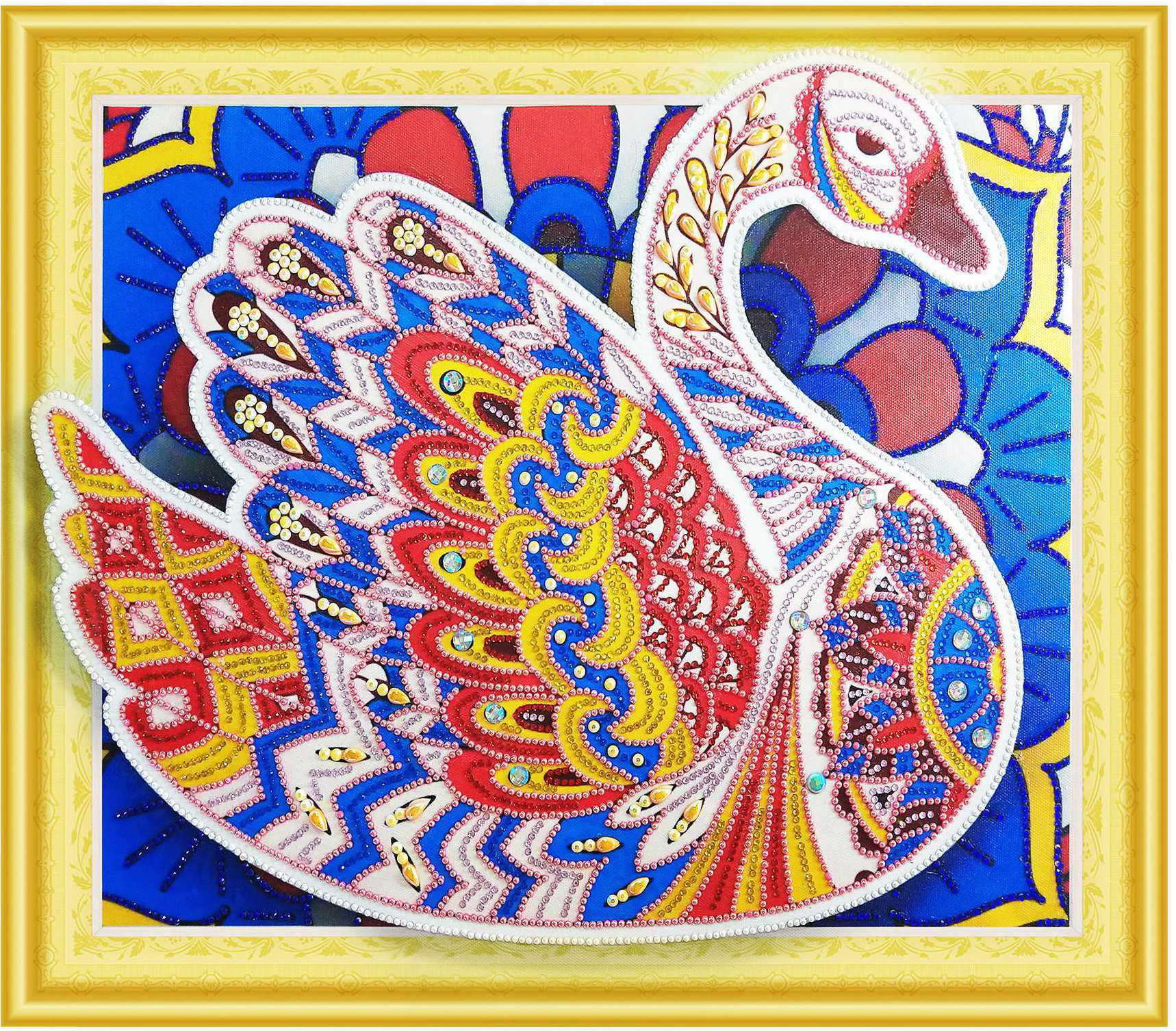 Картина з фігурних страз 5D, алмазна мозаїка 40*50см, в коробці