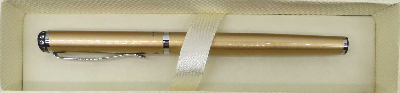 Набор подарочный Sonata 1 ручка роллер_золотая со стразами в коробке